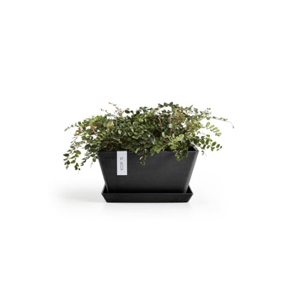 Kukkaruukku - Ecopots - Berliini 30cm tummanharmaa - Ecopotskauppa - Uuden aikakauden kukkaruukku