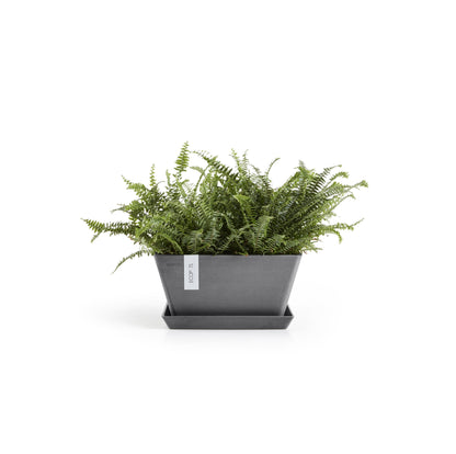 Kukkaruukku - Ecopots - Berliini 40cm harmaa - Ecopotskauppa - Uuden aikakauden kukkaruukku