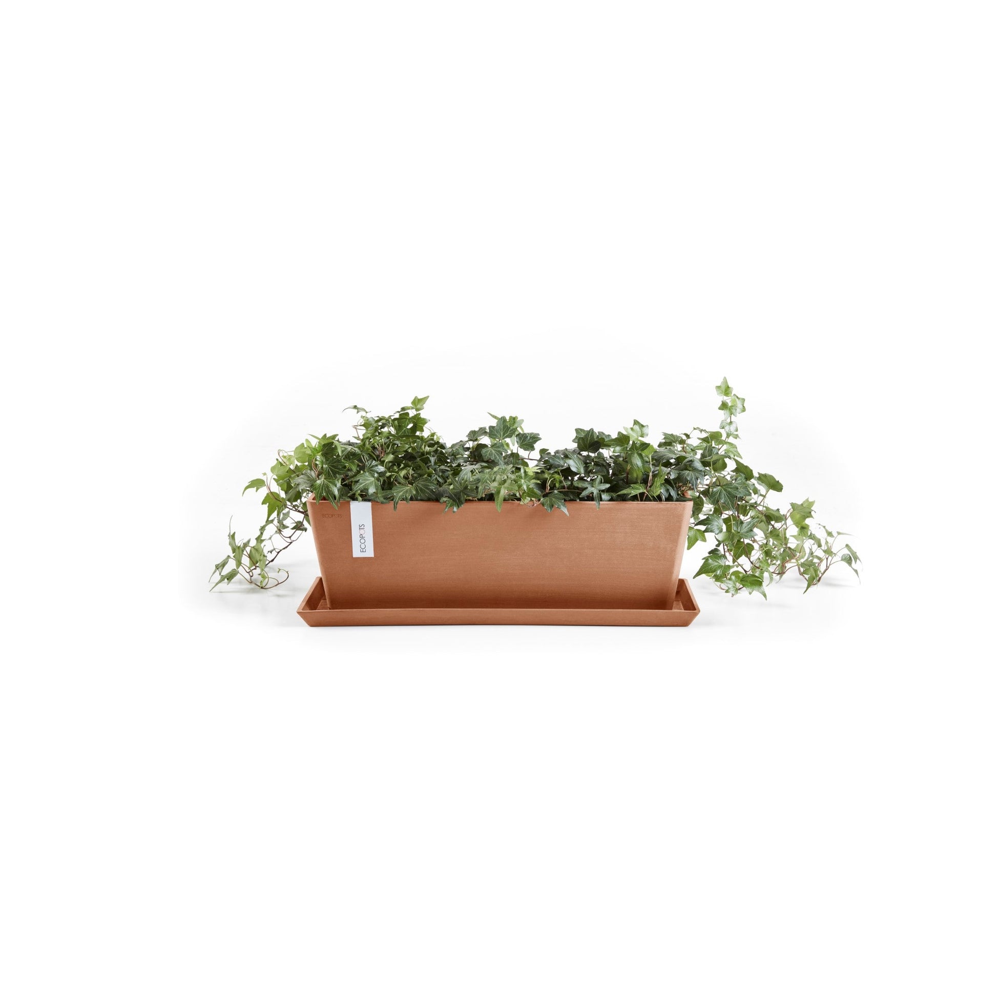 Kukkaruukku - Ecopots - Bruge 45cm terracotta - Ecopotskauppa - Uuden aikakauden kukkaruukku