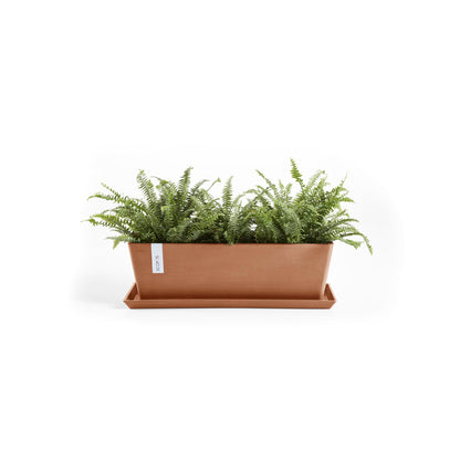 Kukkaruukku - Ecopots - Bruge 55cm terracotta - Ecopotskauppa - Uuden aikakauden kukkaruukku
