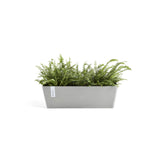 Kukkaruukku Bruge 55cm valkoharmaa