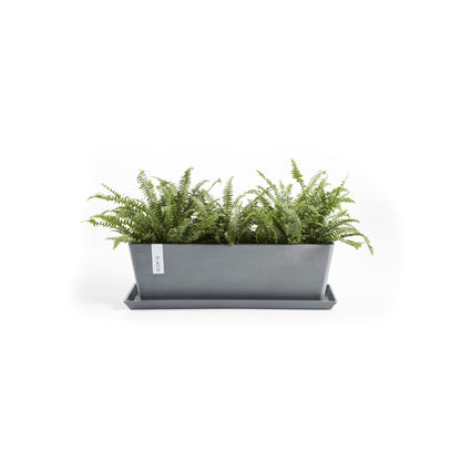 Kukkaruukku - Ecopots - Bruge 65cm siniharmaa - Ecopotskauppa - Uuden aikakauden kukkaruukku