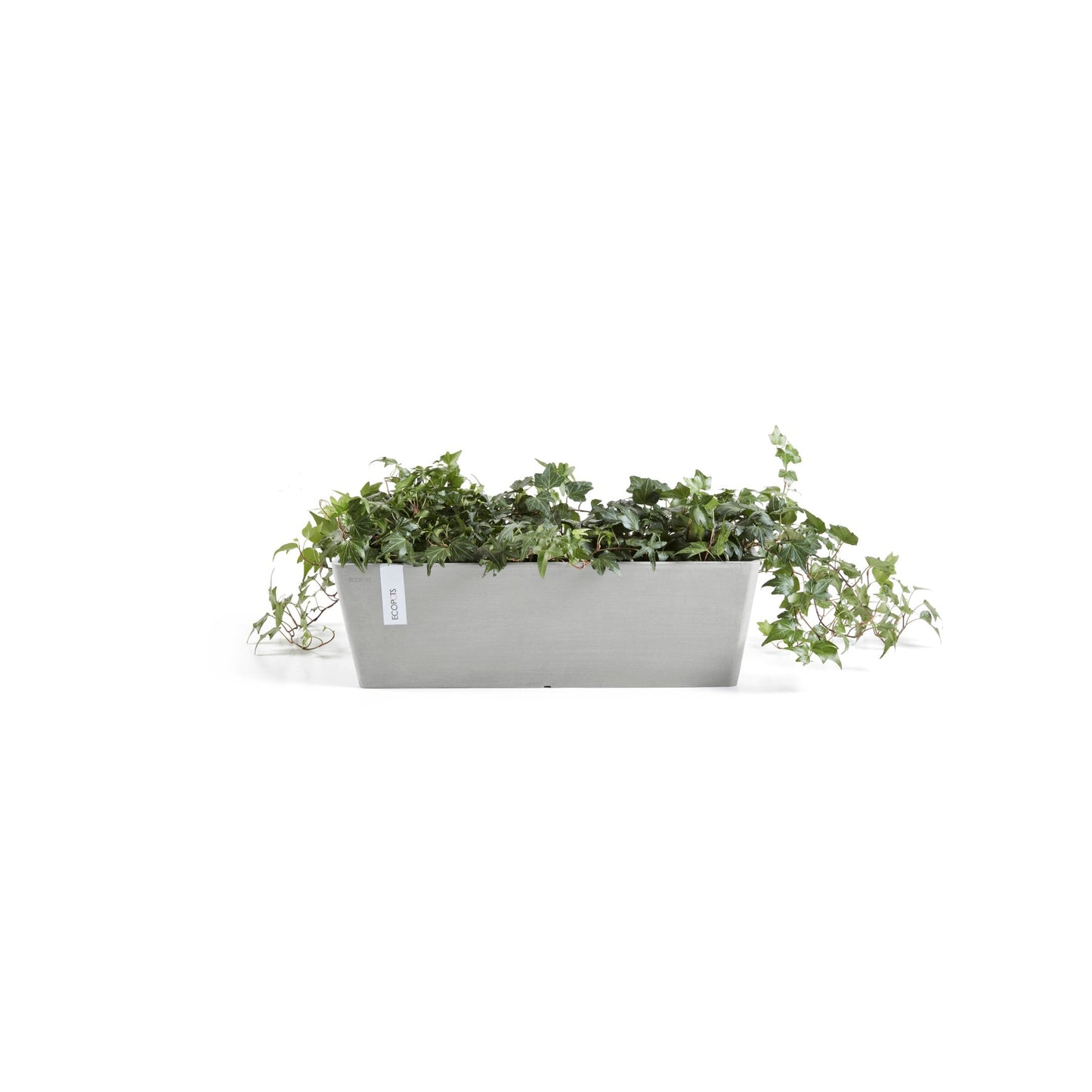 Kukkaruukku - Ecopots - Bruge 65cm valkoharmaa - Ecopotskauppa - Uuden aikakauden kukkaruukku