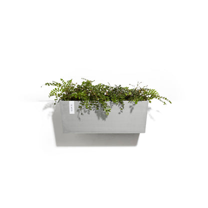 Kukkaruukku - Ecopots - Bruge ripustettava 55cm valkoharmaa - Ecopotskauppa - Uuden aikakauden kukkaruukku