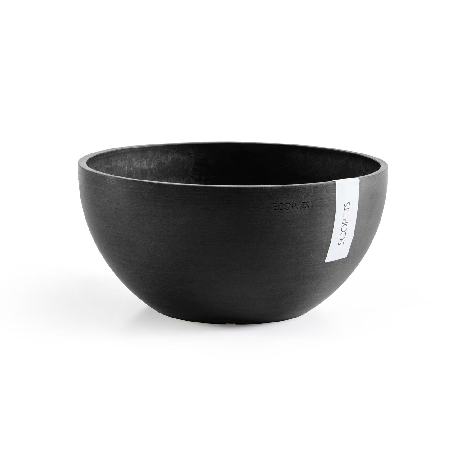 Kukkaruukku - Ecopots - Brysseli 30cm tummanharmaa - Ecopotskauppa - Uuden aikakauden kukkaruukku