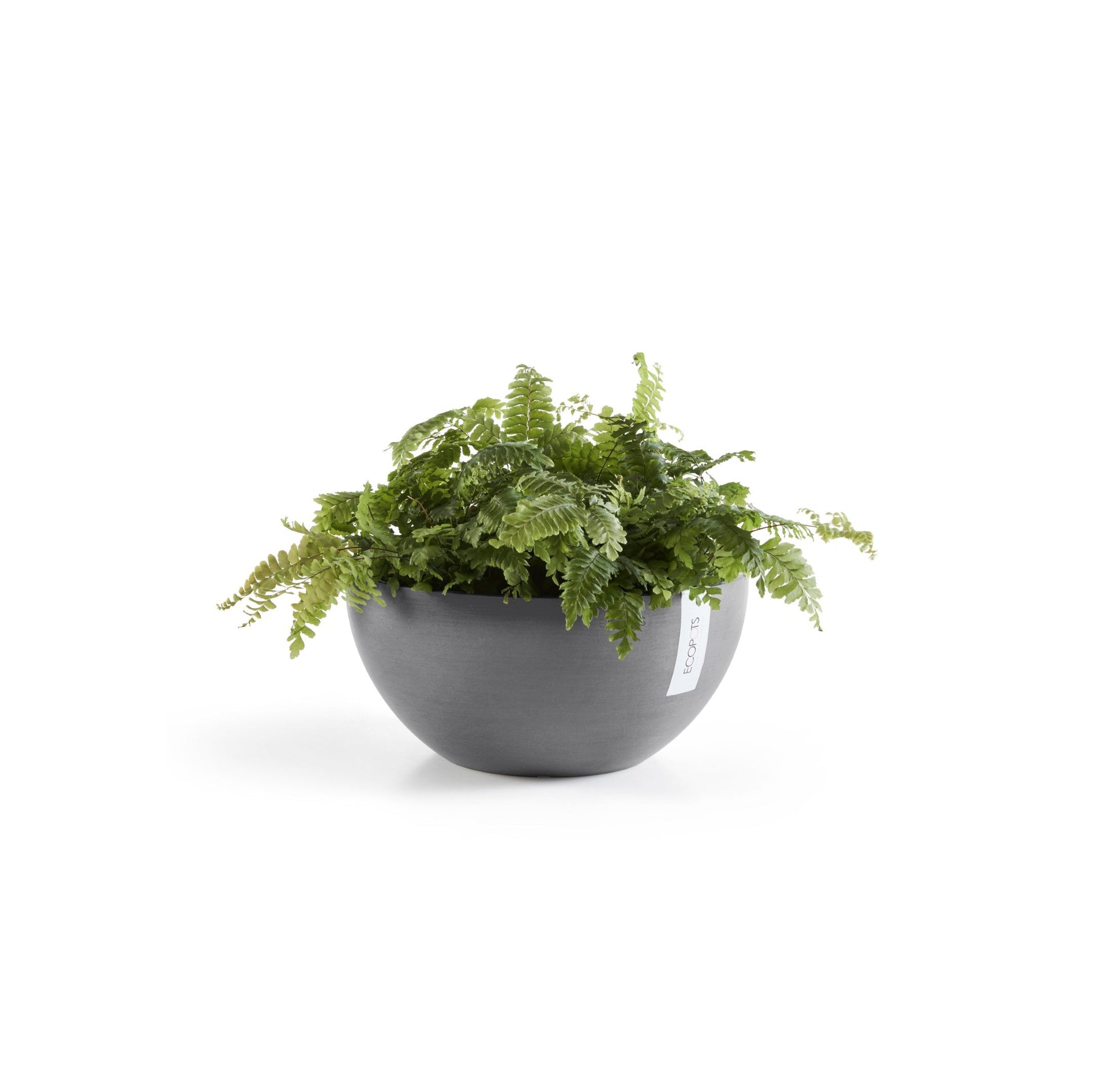 Kukkaruukku - Ecopots - Brysseli 35cm harmaa - Ecopotskauppa - Uuden aikakauden kukkaruukku