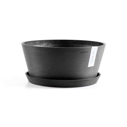 Kukkaruukku - Ecopots - Frankfurt 40cm tummanharmaa - Ecopotskauppa - Uuden aikakauden kukkaruukku