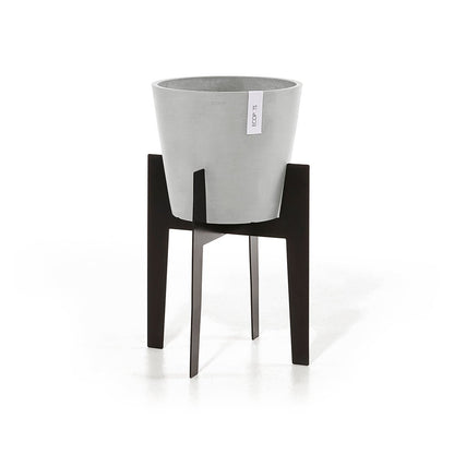 Kukkaruukku - Ecopots - Jalusta 40cm musta - Ecopotskauppa - Uuden aikakauden kukkaruukku