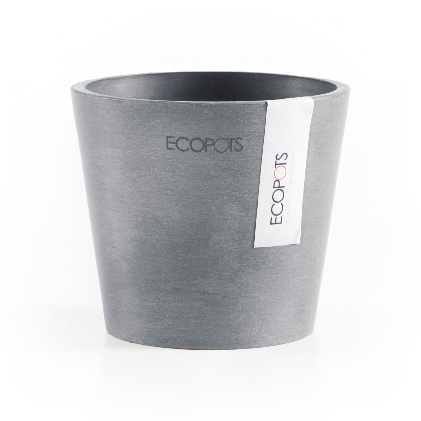 Kukkaruukku - Ecopots - Kukkaruukku Amsterdam 10,5cm siniharmaa - Ecopots - Uuden aikakauden kukkaruukku kierrätysmateriaalista