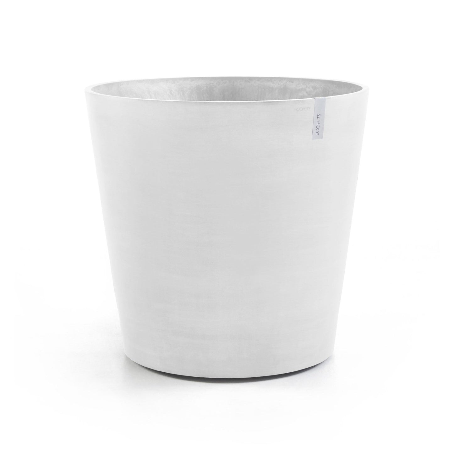 Kukkaruukku - Ecopots - Kukkaruukku Amsterdam pyörillä 80cm valkoinen - Ecopots - Uuden aikakauden kukkaruukku kierrätysmateriaalista