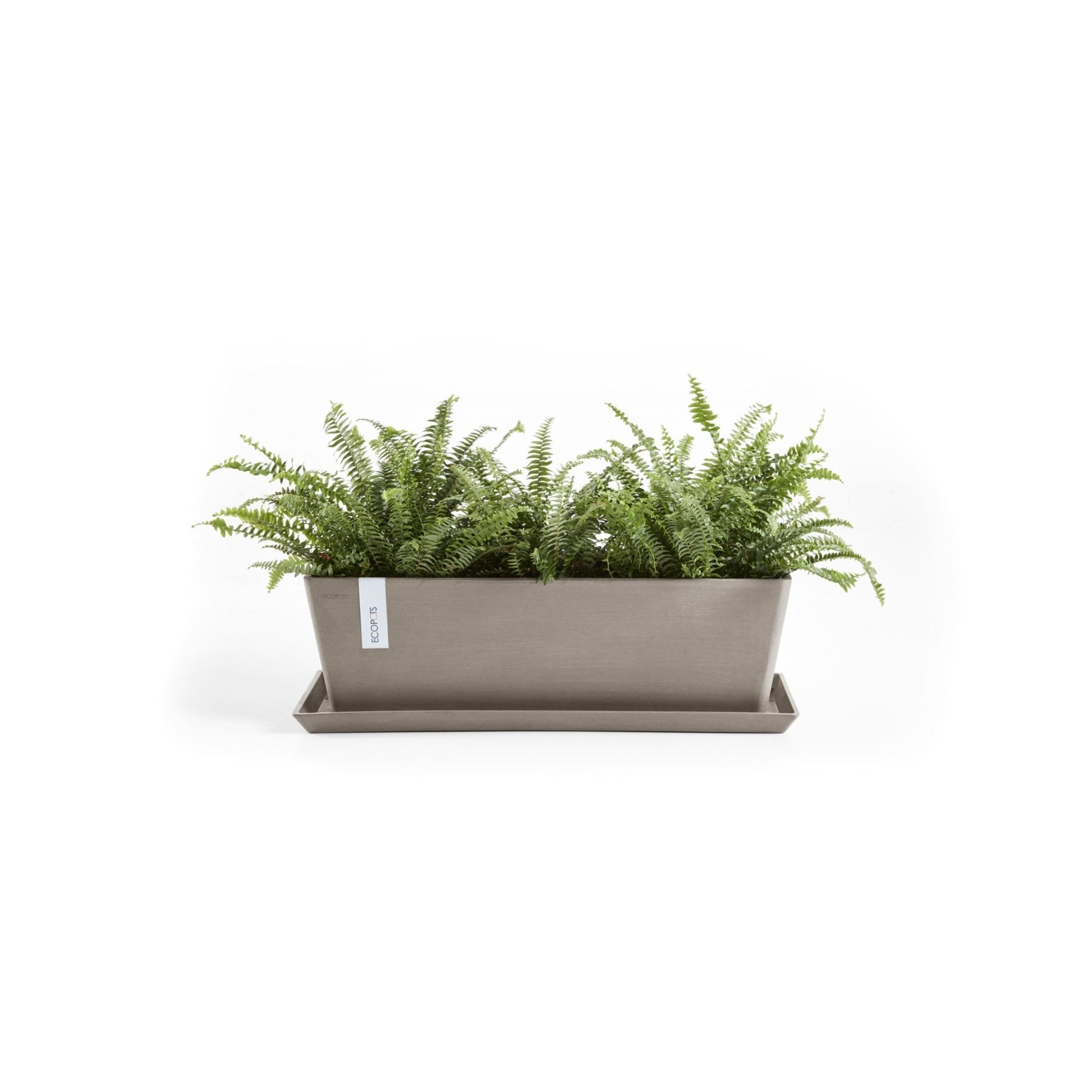 Kukkaruukku - Ecopots - Kukkaruukku Bruge 65cm taupe - Ecopots - Uuden aikakauden kukkaruukku kierrätysmateriaalista