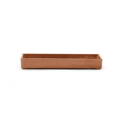 Kukkaruukku - Ecopots - Kukkaruukku esillepanotarjotin 20cm terracotta - Ecopots - Uuden aikakauden kukkaruukku kierrätysmateriaalista