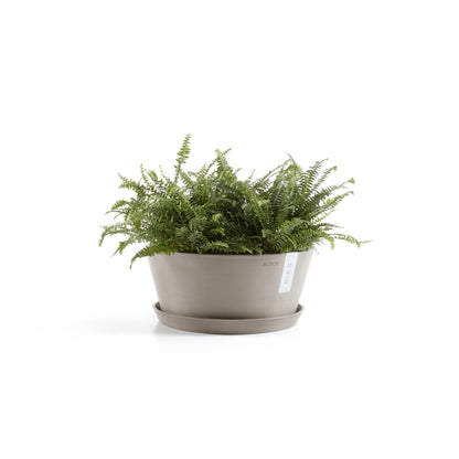 Kukkaruukku - Ecopots - Kukkaruukku Frankfurt 40cm taupe - Ecopots - Uuden aikakauden kukkaruukku kierrätysmateriaalista