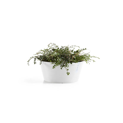 Kukkaruukku - Ecopots - Kukkaruukku Frankfurt 50cm valkoinen - Ecopots - Uuden aikakauden kukkaruukku kierrätysmateriaalista