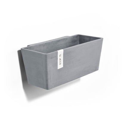 Kukkaruukku - Ecopots - Kukkaruukku Manhattan seinälle 35cm siniharmaa - Ecopots - Uuden aikakauden kukkaruukku kierrätysmateriaalista