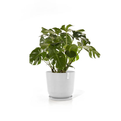 Kukkaruukku - Ecopots - Kukkaruukku Oslo 55cm valkoinen - Ecopots - Uuden aikakauden kukkaruukku kierrätysmateriaalista