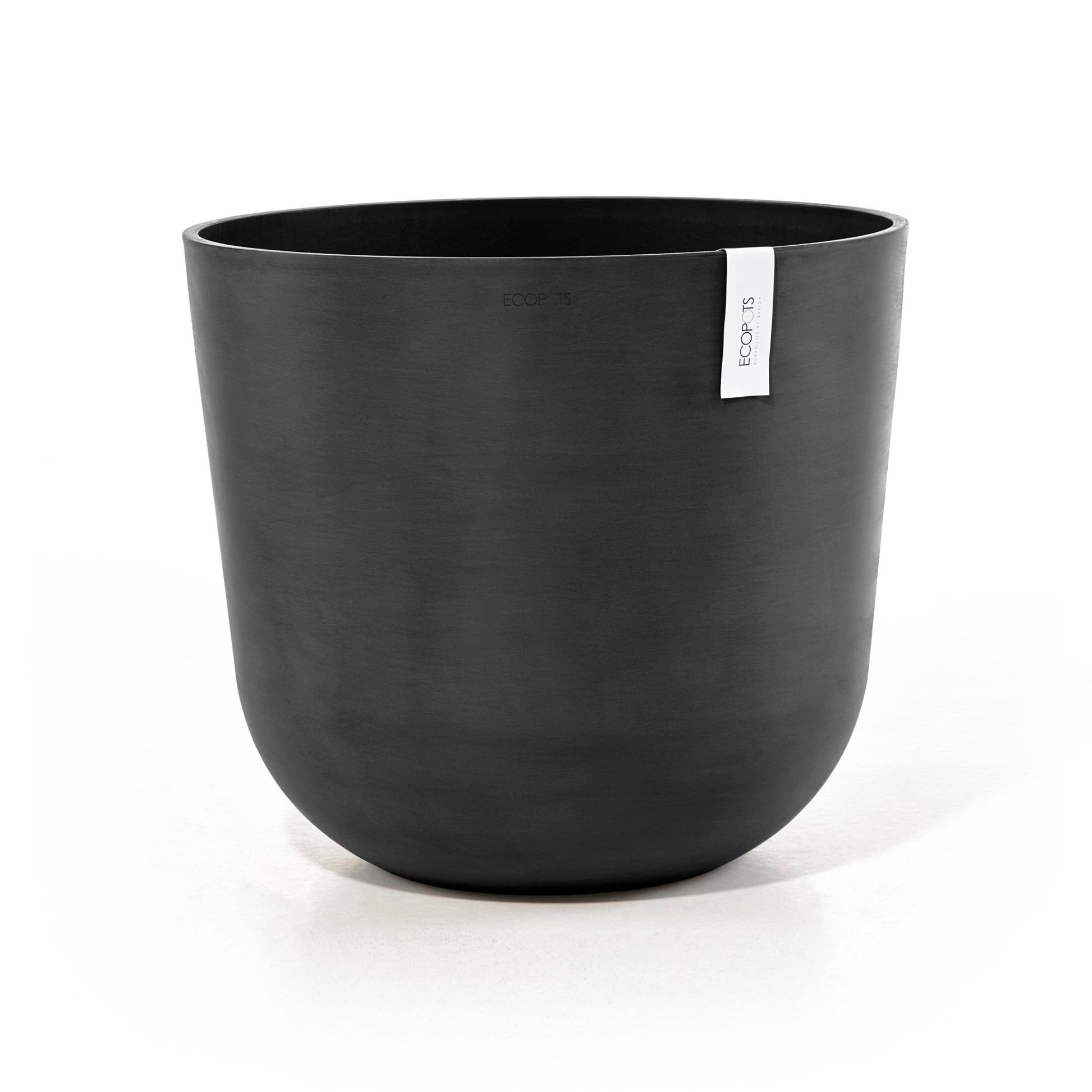 Kukkaruukku - Ecopots - Kukkaruukku Oslo 65cm tummanharmaa - Ecopots - Uuden aikakauden kukkaruukku kierrätysmateriaalista