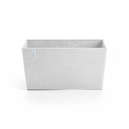 Kukkaruukku - Ecopots - Kukkaruukku Pariisi 60cm valkoinen - Ecopots - Uuden aikakauden kukkaruukku kierrätysmateriaalista