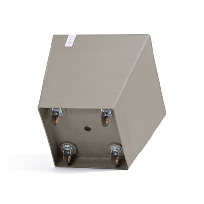 Kukkaruukku - Ecopots - Kukkaruukku Rotterdam pyörillä 50cm taupe - Ecopots - Uuden aikakauden kukkaruukku kierrätysmateriaalista