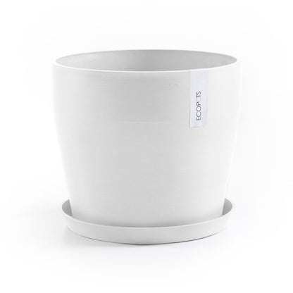 Kukkaruukku - Ecopots - Kukkaruukku Sankara 40cm valkoinen - Ecopots - Uuden aikakauden kukkaruukku kierrätysmateriaalista