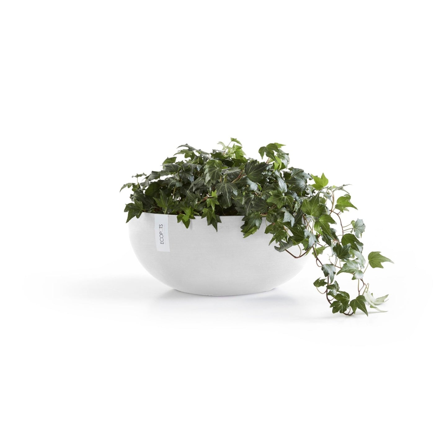 Kukkaruukku - Ecopots - Kukkaruukku Sofia 43cm valkoinen - Ecopots - Uuden aikakauden kukkaruukku kierrätysmateriaalista