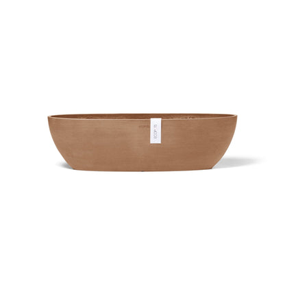 Kukkaruukku - Ecopots - Kukkaruukku Sofia pitkä 56cm terracotta - Ecopots - Uuden aikakauden kukkaruukku kierrätysmateriaalista