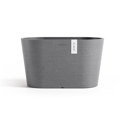 Kukkaruukku - Ecopots - Kukkaruukku Tokio 30cm harmaa - Ecopots - Uuden aikakauden kukkaruukku kierrätysmateriaalista