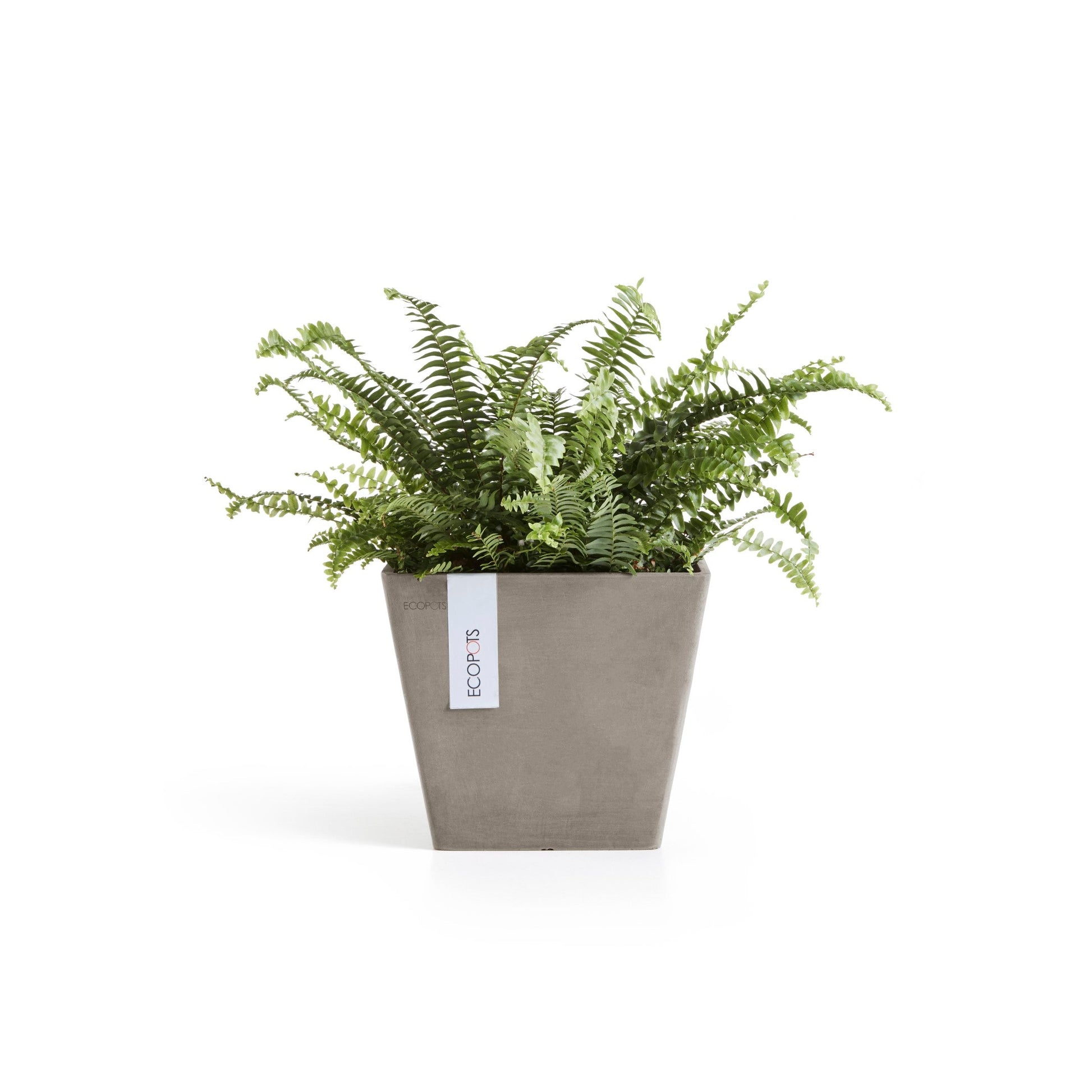 Kukkaruukku - Ecopots - Rotterdam 20cm taupe - Ecopotskauppa - Uuden aikakauden kukkaruukku