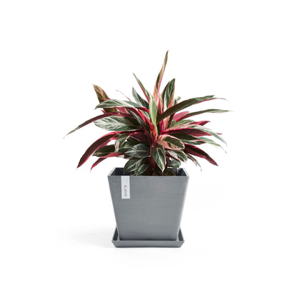 Kukkaruukku - Ecopots - Rotterdam 30cm siniharmaa - Ecopotskauppa - Uuden aikakauden kukkaruukku