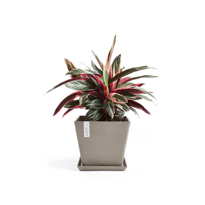 Kukkaruukku - Ecopots - Rotterdam 40cm taupe - Ecopotskauppa - Uuden aikakauden kukkaruukku