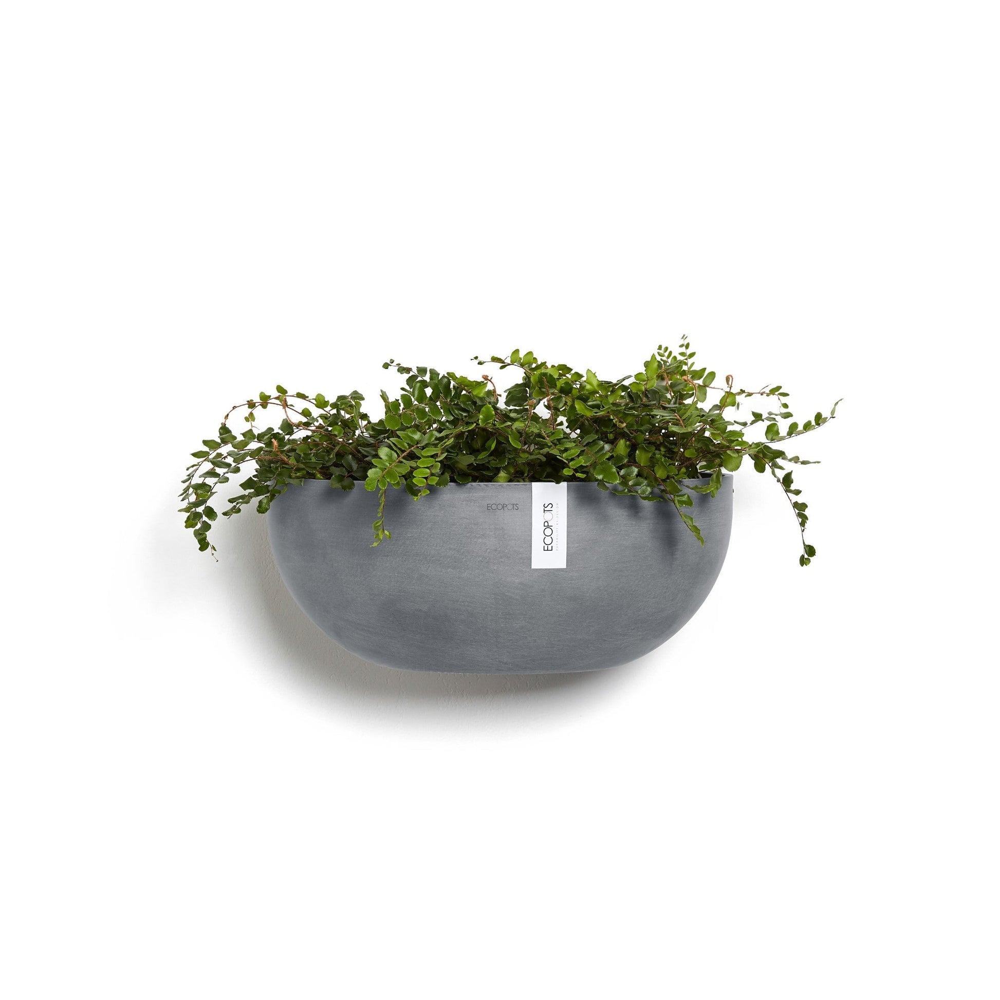 Kukkaruukku - Ecopots - Sofia seinä 43cm siniharmaa - Ecopotskauppa - Uuden aikakauden kukkaruukku