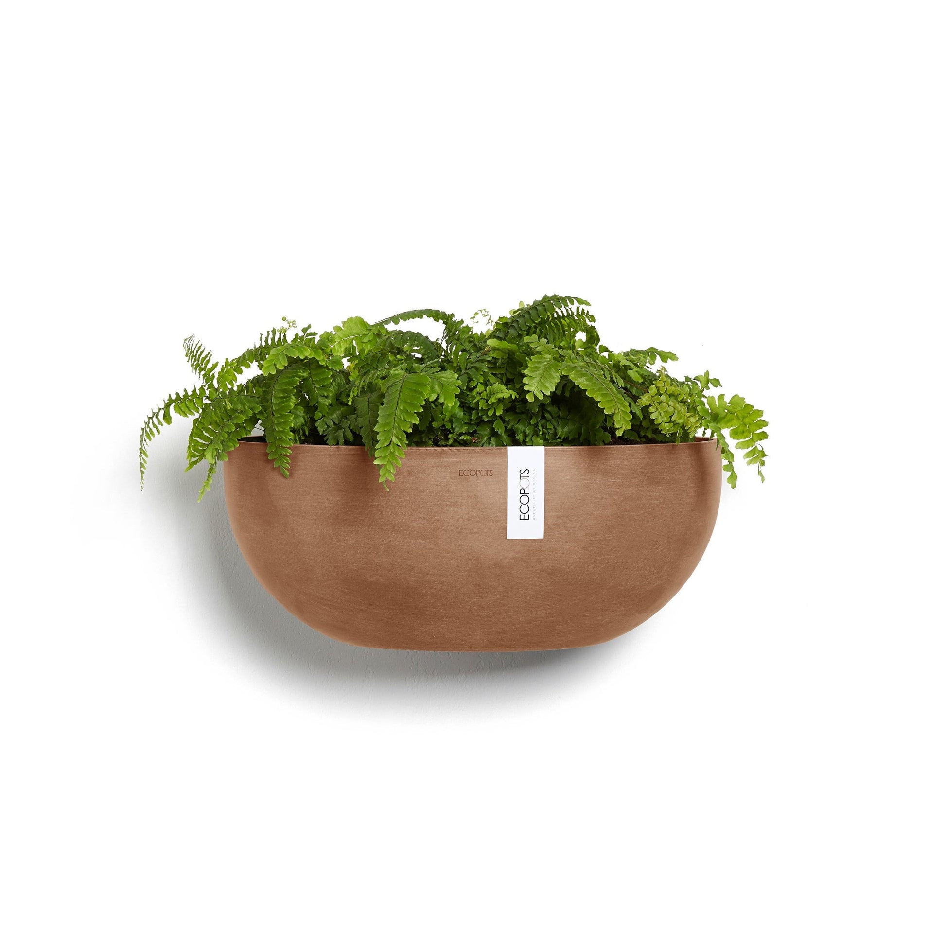 Kukkaruukku - Ecopots - Sofia seinä 43cm terracotta - Ecopotskauppa - Uuden aikakauden kukkaruukku