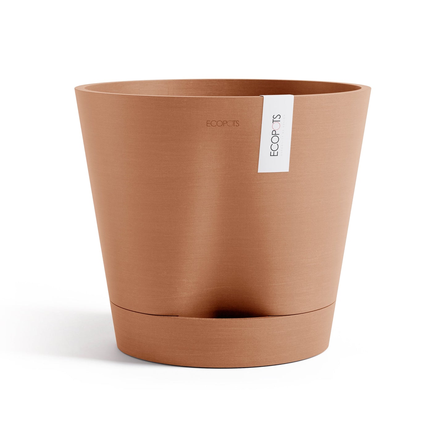 Kukkaruukku - Ecopots - Venetsia 2.0 30cm terracotta - Ecopotskauppa - Uuden aikakauden kukkaruukku